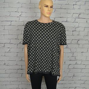 Mens All Saints Razor Crew graphic tee t-shirt